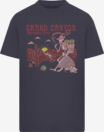 F4NT4STIC Shirt 'US National Parks Grand Canyon Sunrise' in Blue: front