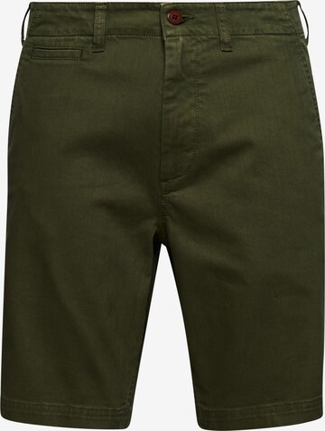 Regular Pantalon chino Superdry en vert : devant