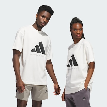 T-Shirt fonctionnel ADIDAS PERFORMANCE en blanc