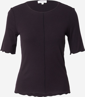 T-shirt s.Oliver en noir : devant