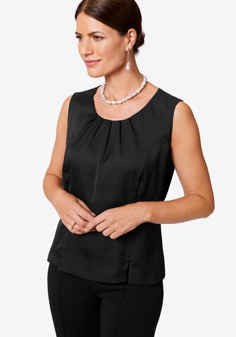 Select By Hermann Lange Top in Schwarz: predná strana