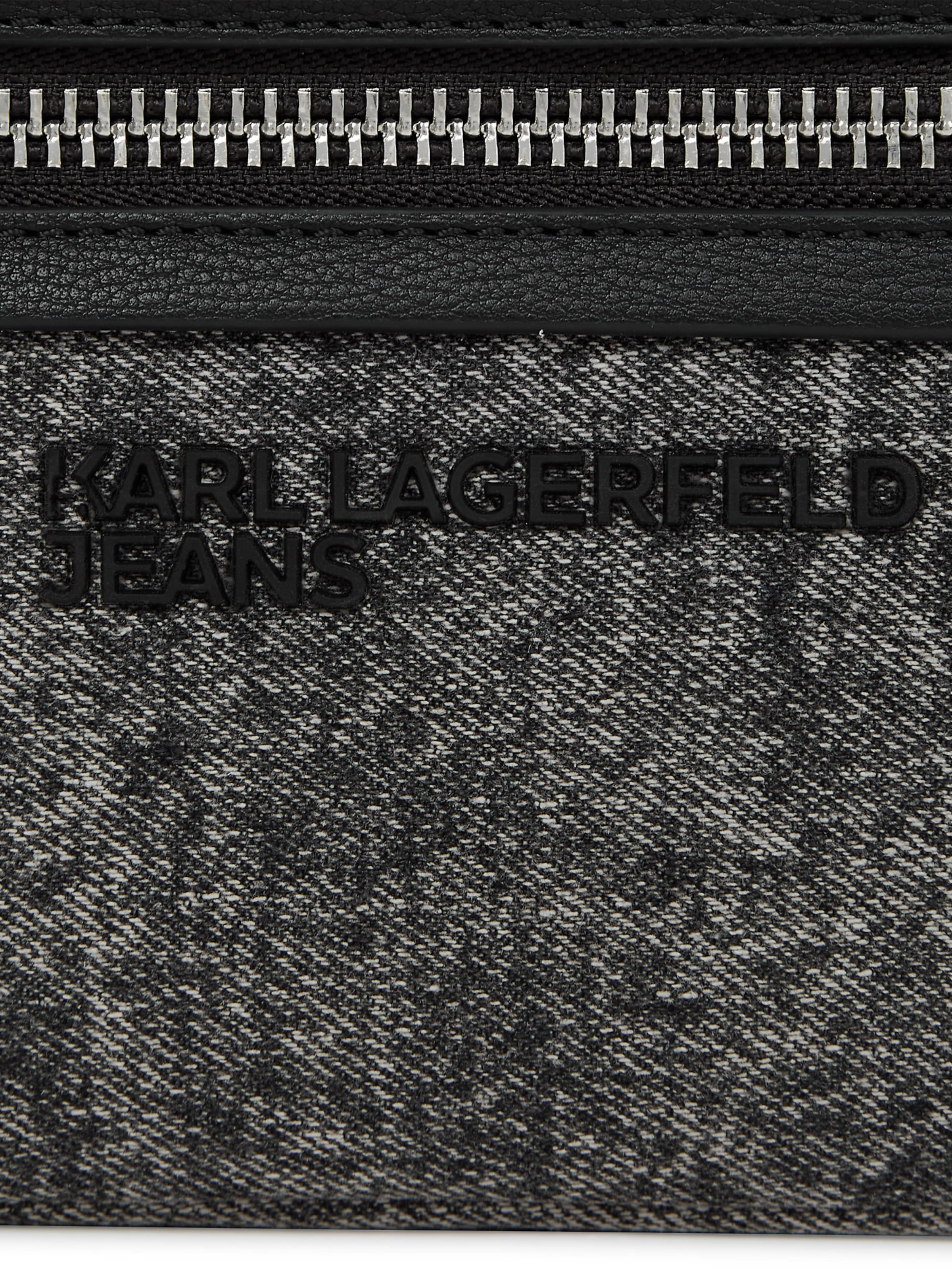 KARL LAGERFELD JEANS Τσάντα ώμου 'Essential' σε μαύρο