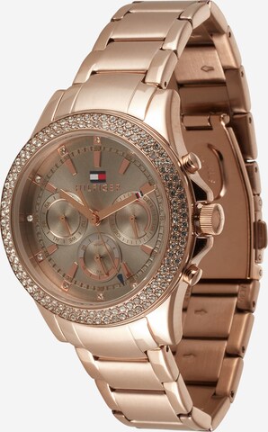 TOMMY HILFIGER Analoog horloge in Goud: voorkant