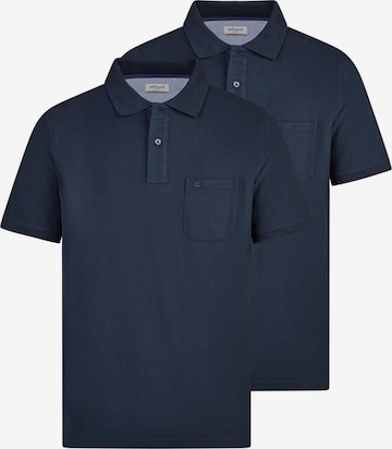 redmond Shirt 'Basic' in Blau: Vorderseite