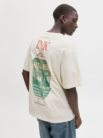 JACK & JONES Shirt in Wit: voorkant