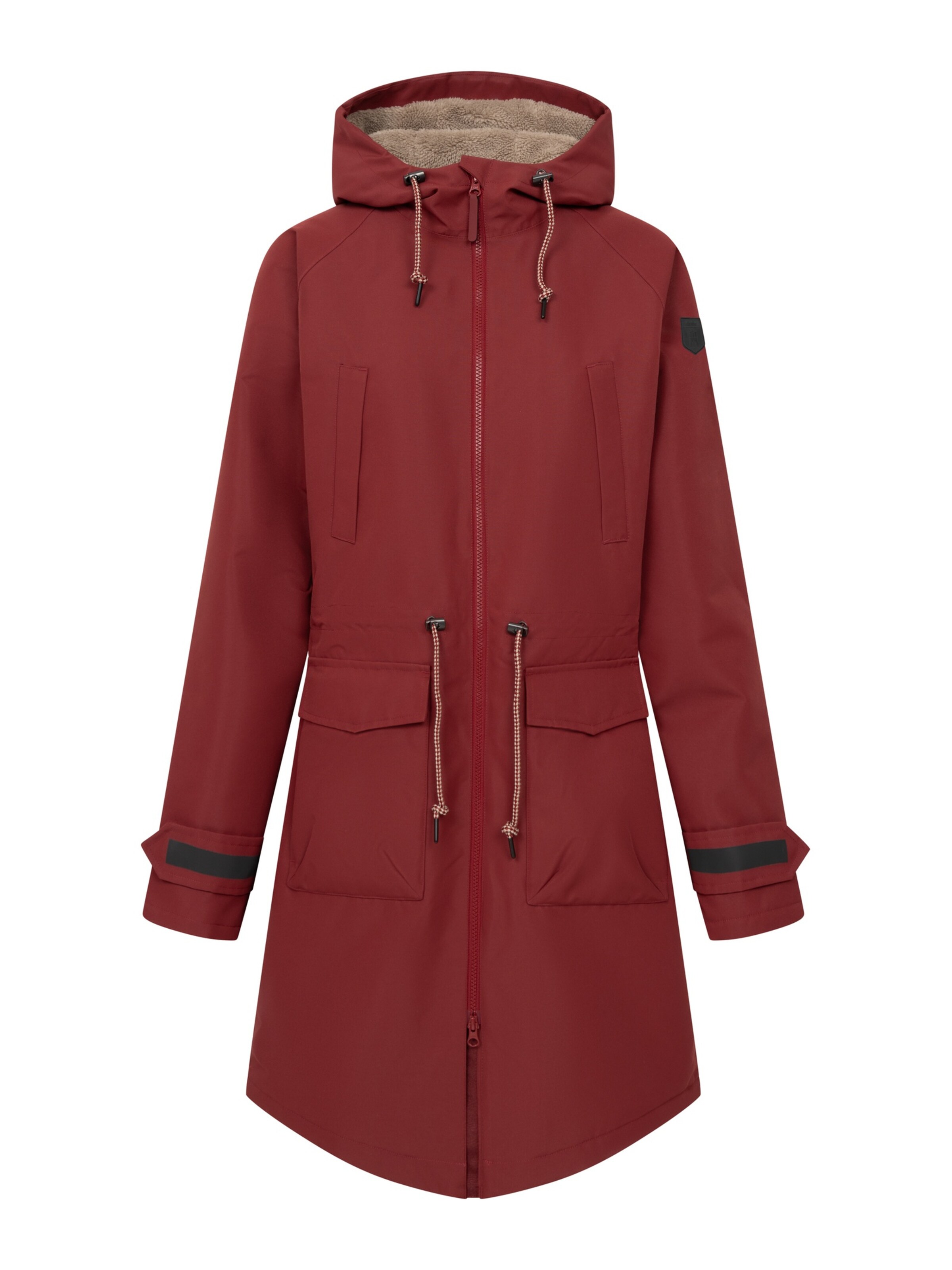 Derbe Performance Jacket 'Phoebholm Dog' in Red: front
