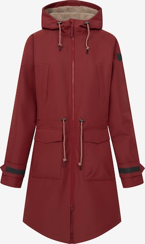 Derbe Funktionsjacke 'Phoebholm Dog' in Rot: Vorderseite