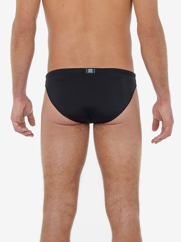 HOM Swim Trunks 'Sea Life' in Black