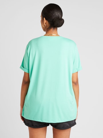 ONLY Carmakoma Shirt 'MOSTER' in Green