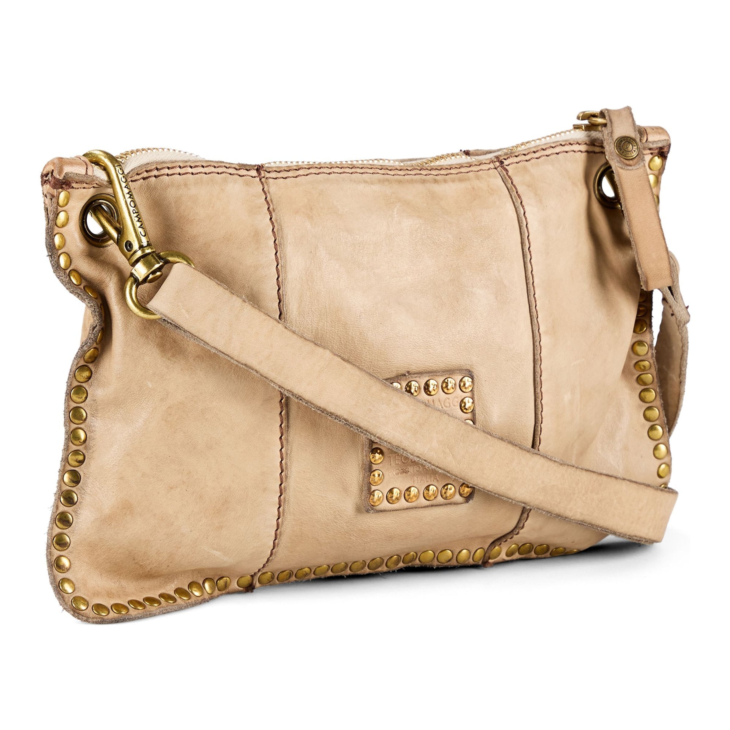 Campomaggi Schoudertas 'Ebe' in Beige