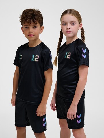 Hummel Performance shirt 'Shimmer' in Black: front