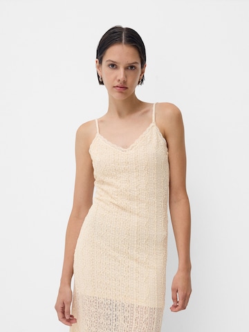 Bershka Dress in Beige