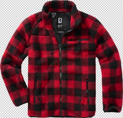 Brandit Flis jakna u crvena / crna, Pregled proizvoda