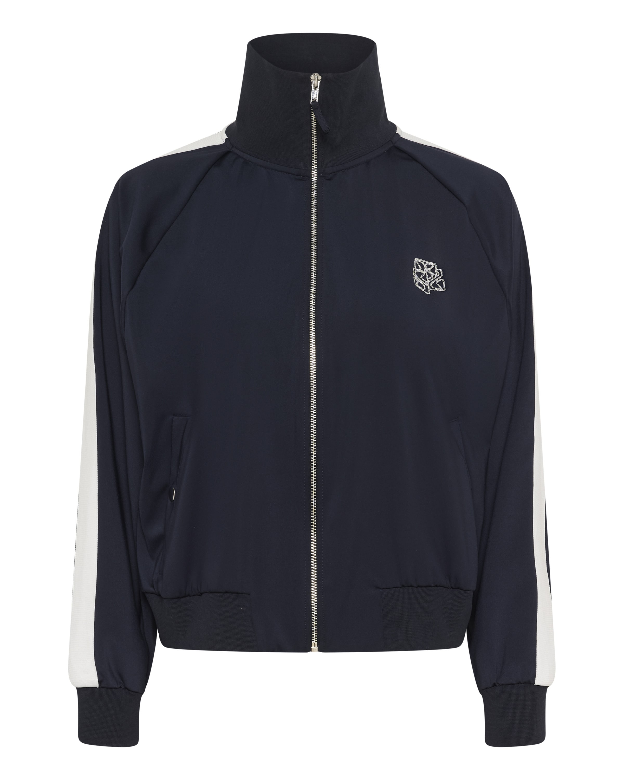 SAINT TROPEZ Sweatjacke 'OaklynnSZ' in Blau: Vorderseite