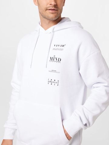 JACK & JONES Sweatshirt 'MIND' i hvit