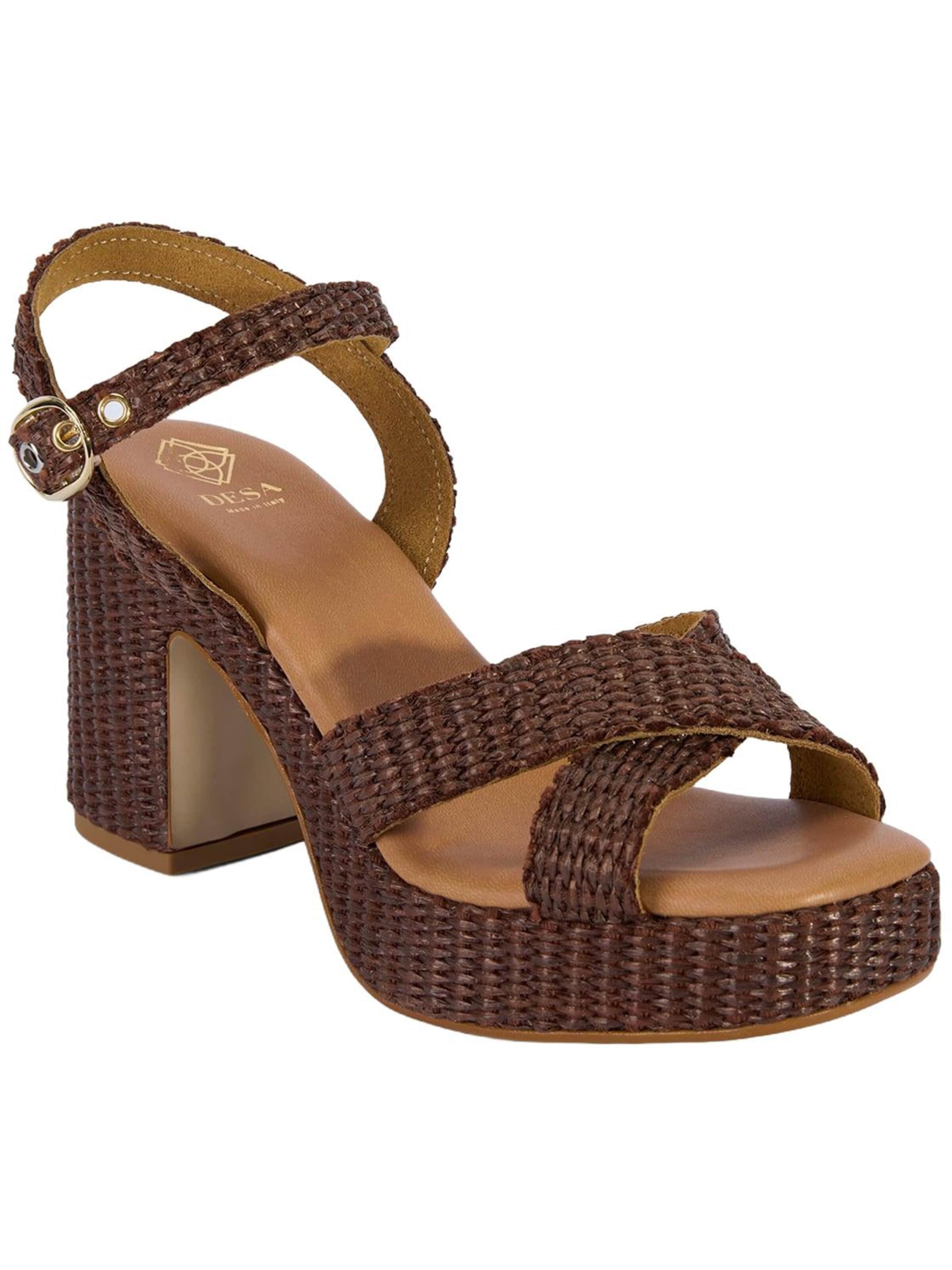 Desa Sandale 'Plateau-Sandalen'‌‌‌ in Braun