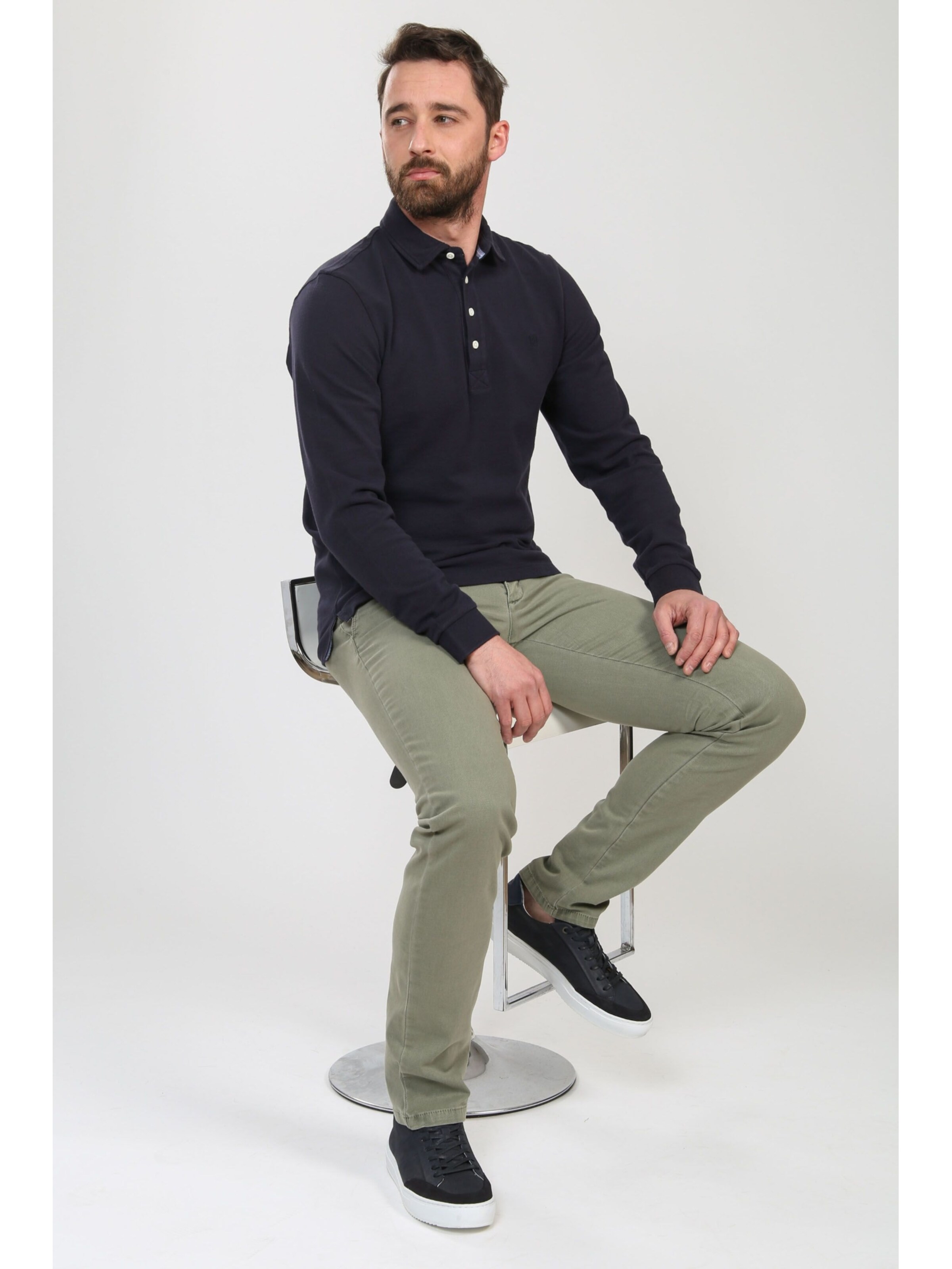 Suitable Slimfit Chinohose 'Sartre'‌‌‌‌‌‌‌‌ in Grün