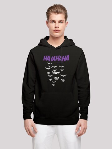 F4NT4STIC Sweatshirt 'DC Comics Batman Joker' in Zwart: voorkant