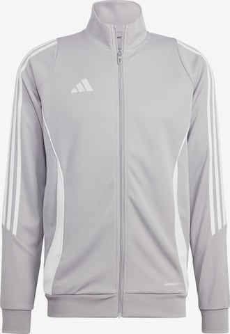 ADIDAS PERFORMANCE Outdoor jacket 'Tiro 24' in Grey: front