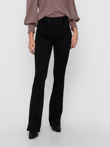 Flared Jeans di ONLY in nero: frontale