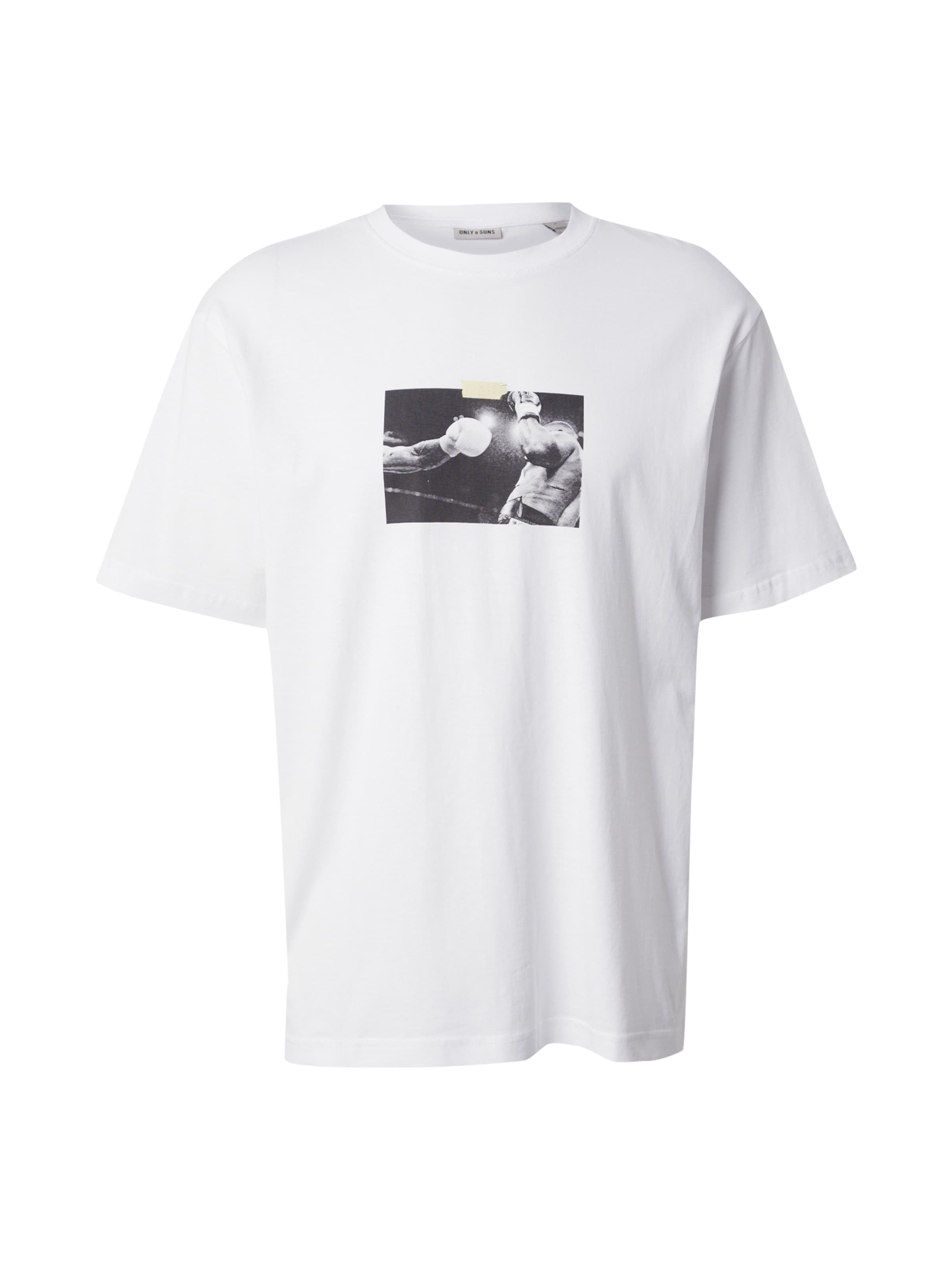 Only & Sons Särk 'ONSPORTRA', värv valge: eest vaates