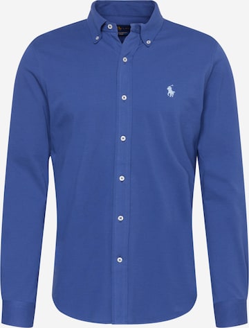 Polo Ralph Lauren Slim Fit Skjorte i blå: forside