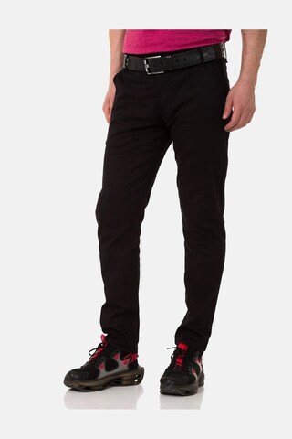 CIPO & BAXX Slim fit Trousers in Black