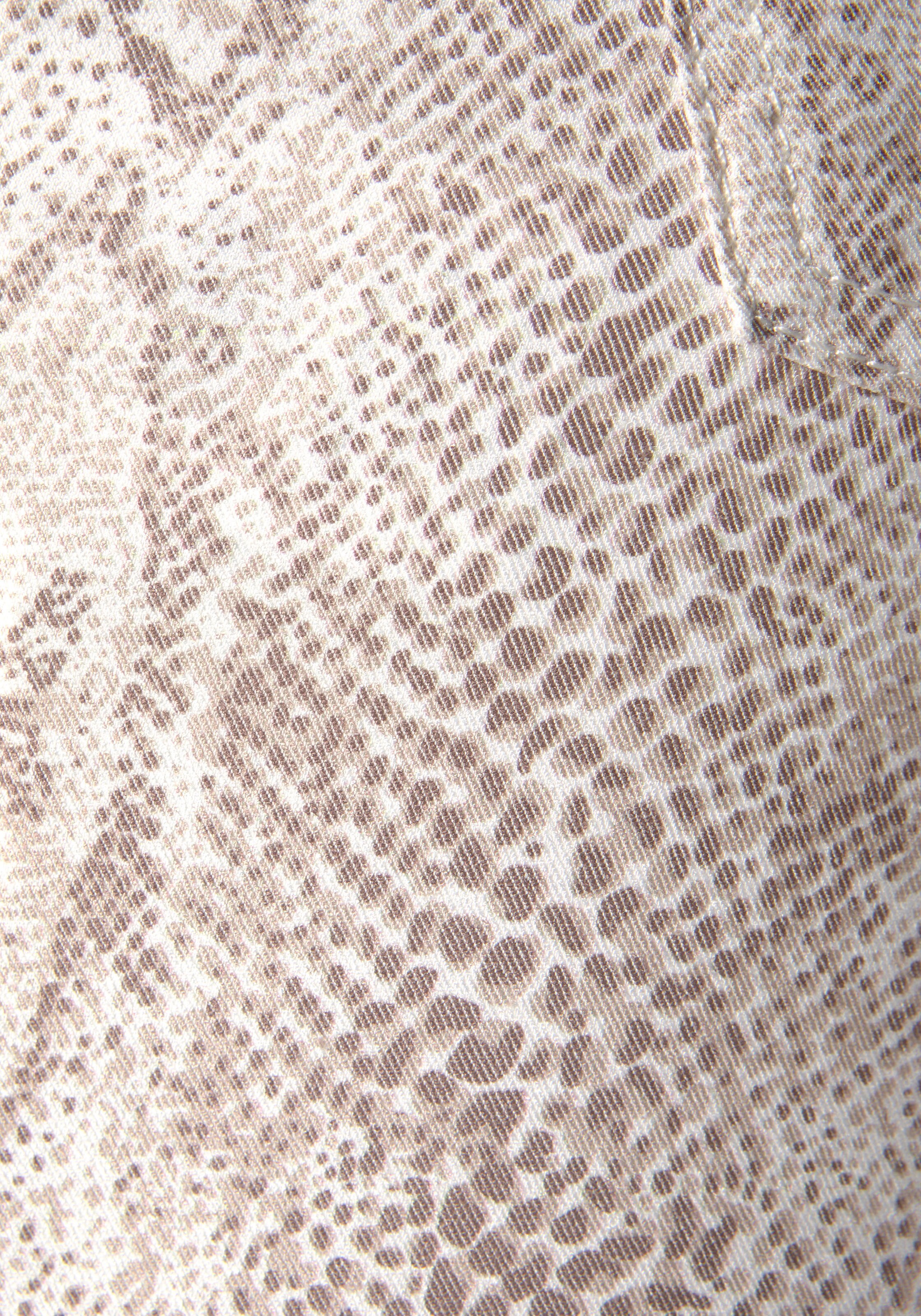 LASCANA Skinny Kalhoty – béžová