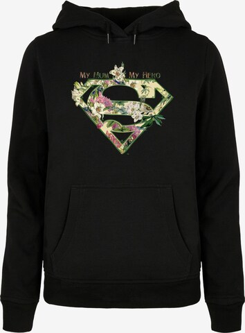 ABSOLUTE CULT Sweatshirt 'Mother's Day - Superman My Mum My Hero' in Schwarz: predná strana