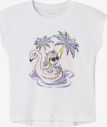 NAME IT Shirt 'VIOLET' in White: front
