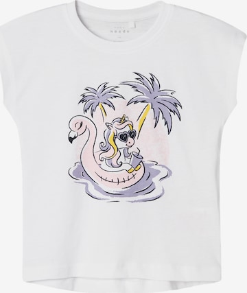 T-Shirt 'VIOLET' NAME IT en blanc : devant