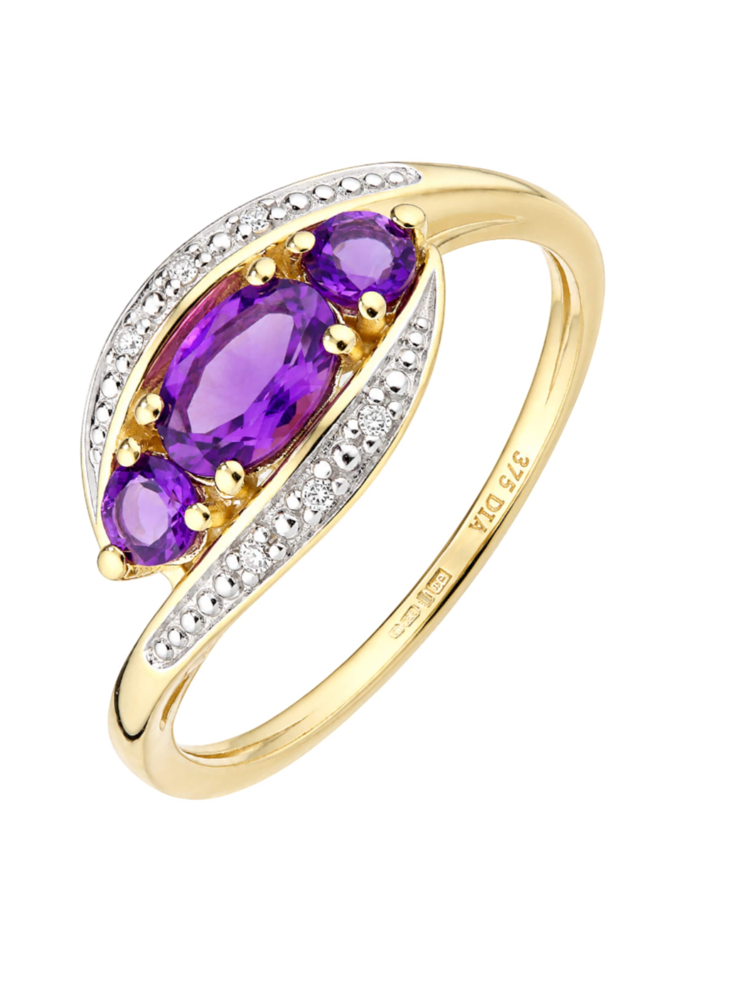 DIAMANT LETERNEL Ring in Gold: front