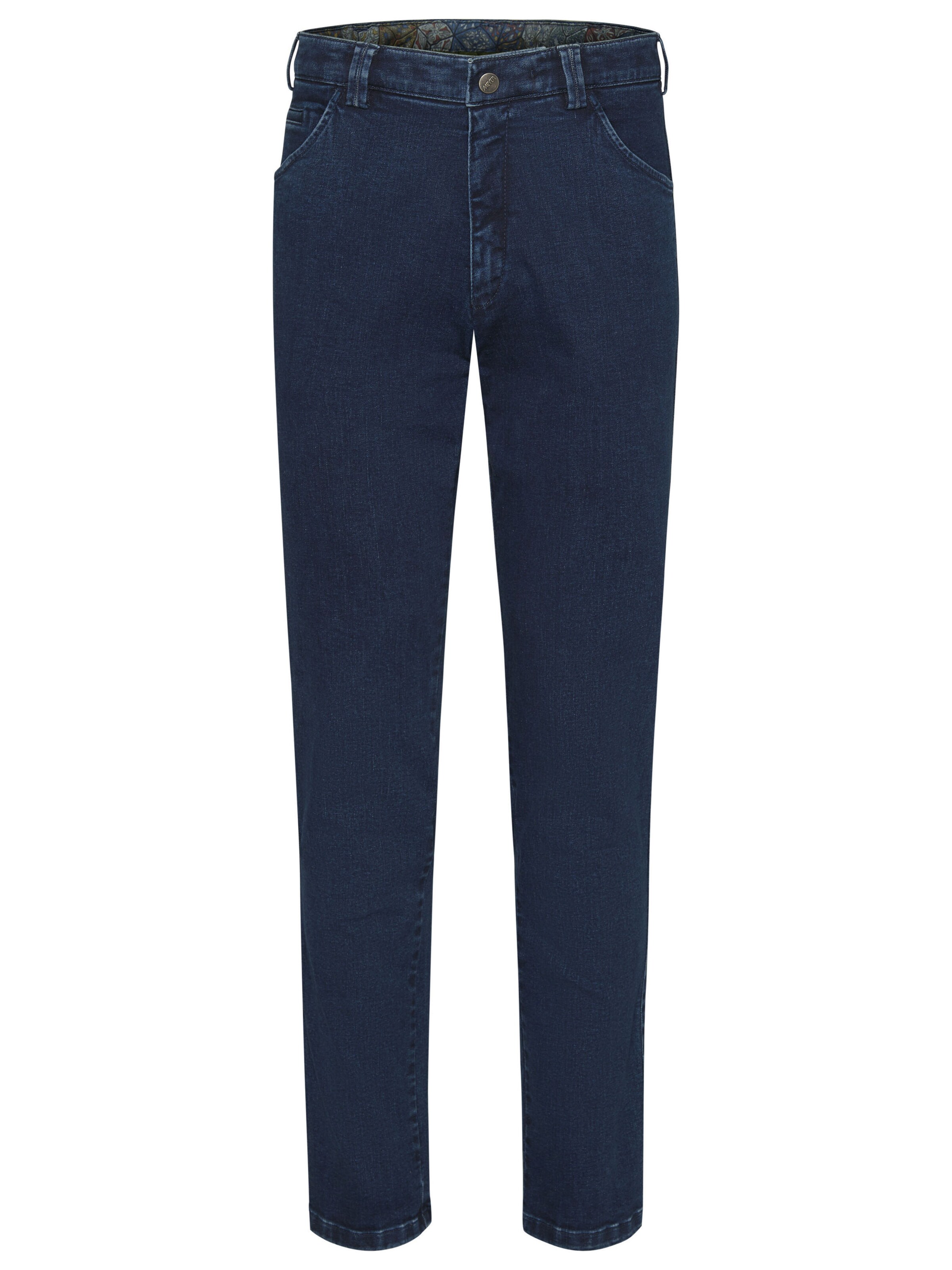 MEYER Regular Chino in Blauw: voorkant