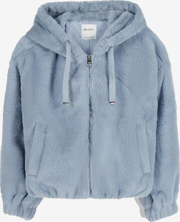 Bershka Tussenjas in Blauw: voorkant