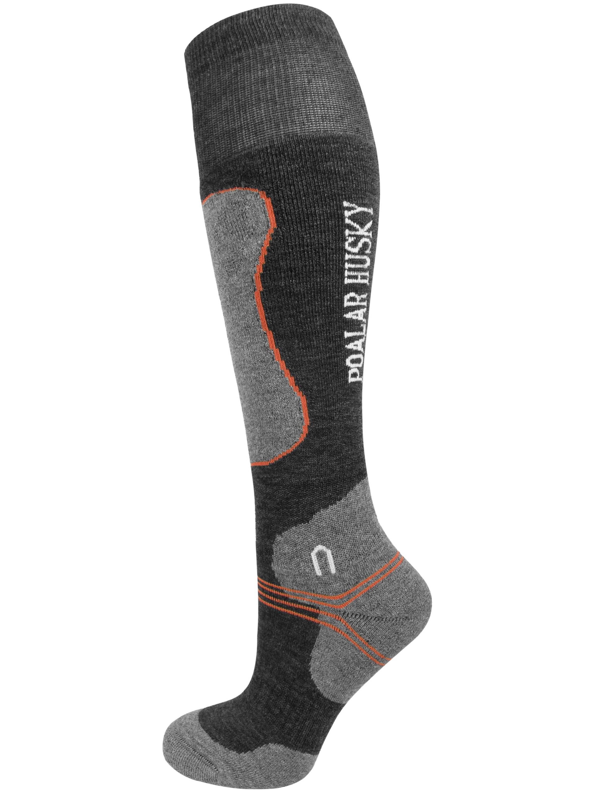 Chaussettes montantes Polar Husky en noir