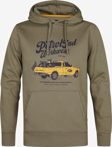 žalia Petrol Industries Megztinis be užsegimo: priekis