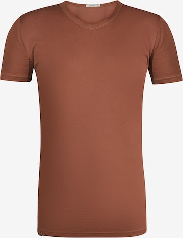 GREENBOMB Shirt in Bruin: voorkant