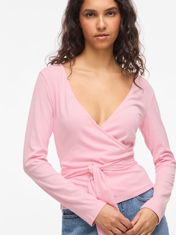 VILA Shirt 'VIGina' in Roze