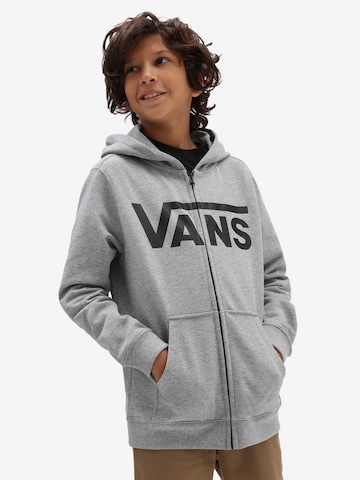VANS Regular fit Zip-Up Hoodie in Grey: front