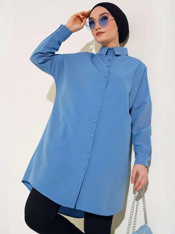 Camicia da donna di Bigdart in blu: frontale