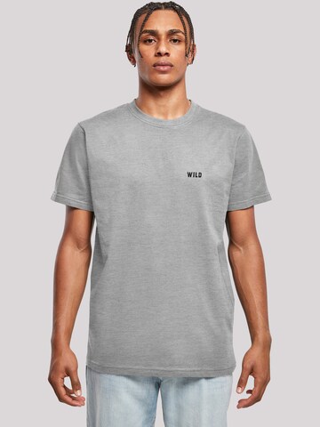 F4NT4STIC Shirt 'Wild' in Grey: front