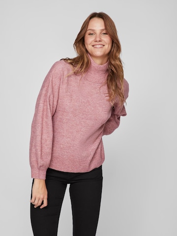 VILA Sweater 'Jakia' in Pink: front