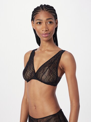 DKNY Intimates Triangel BH in Schwarz: predná strana