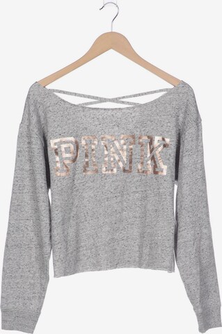 Victoria's Secret Sweatshirt & Zip-Up Hoodie in M in Grey: front