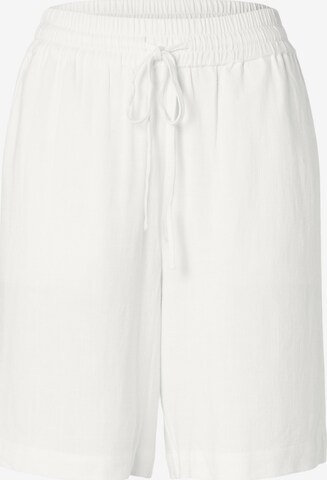 Loosefit Pantalon 'Viva' SELECTED FEMME en blanc : devant