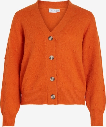 VILA Strickjacke 'Tuli' in Orange: predná strana