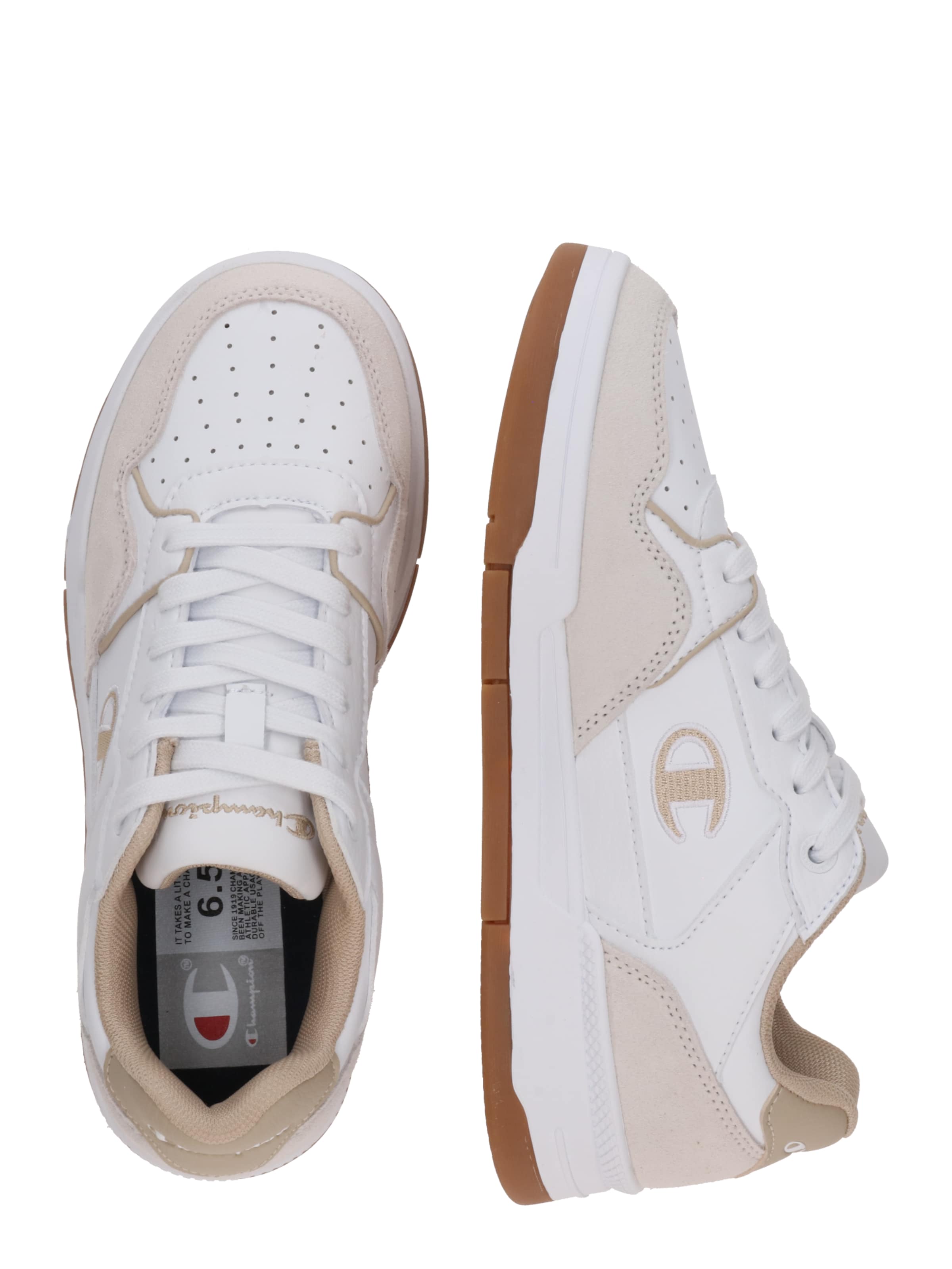 Champion Authentic Athletic Apparel Platform trainers in White