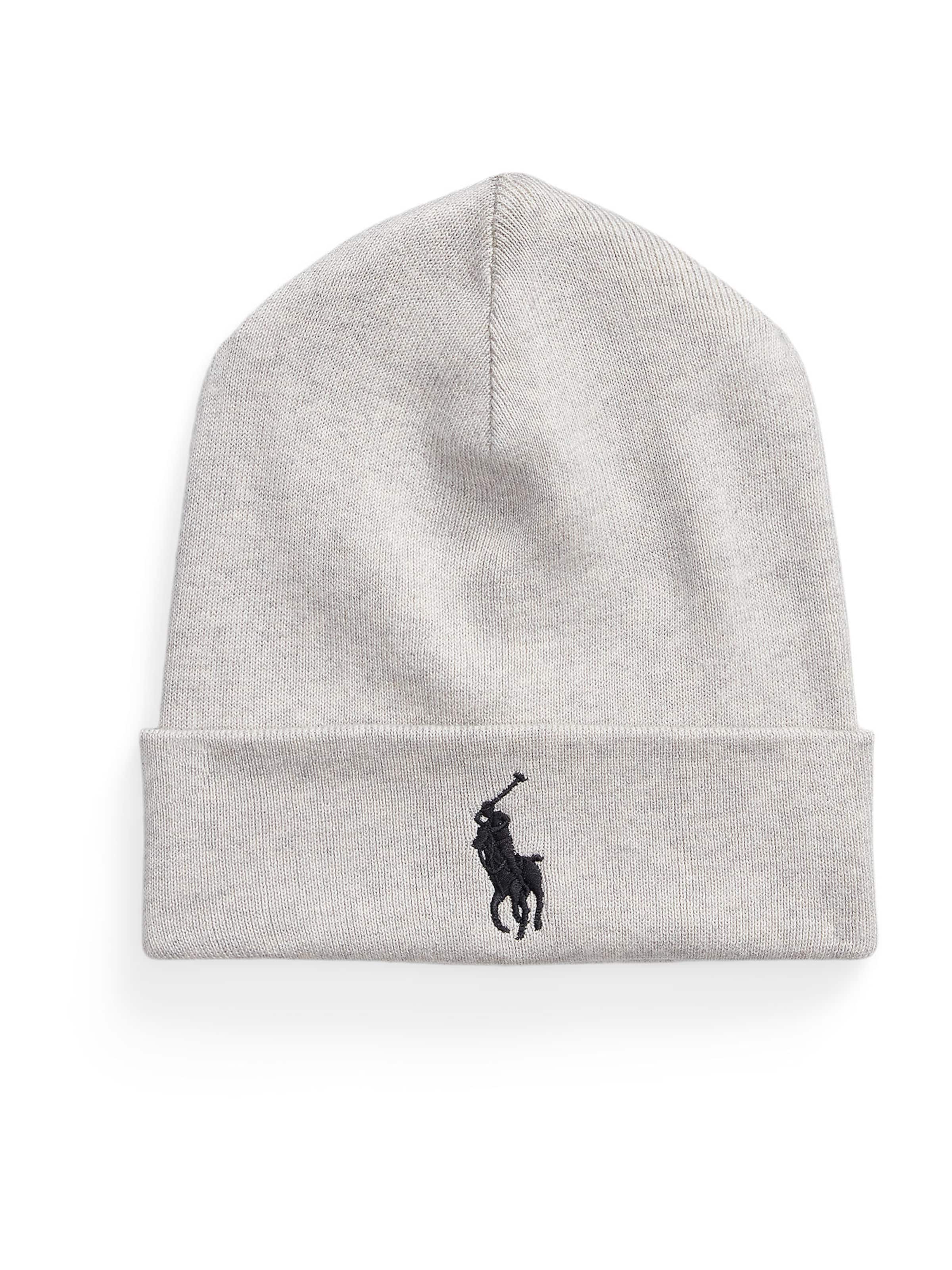 Polo Ralph Lauren Шапка в сиво: отпред