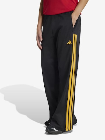 juoda ADIDAS SPORTSWEAR Plačios klešnės Sportinės kelnės 'HER': priekis