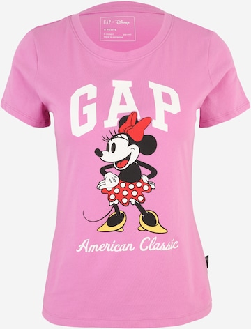 Gap Tall Tričko 'V-DIS' – pink: přední strana